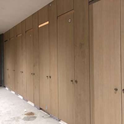 hpl toilet cubicles system 12mm high pressure laminate university / school toilet partition compact hpl