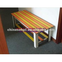 Rich In Color Phenolic Laminate Patio Benches