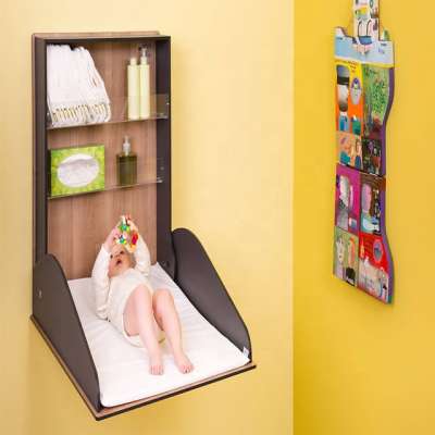 Canna Hygienic Compact HPL  Wall-Mounted Changing Table for Child  Daycare Centres