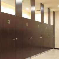 China Supplier Cheap Compact Laminate Hpl Public Toilet Cubicle Partitions